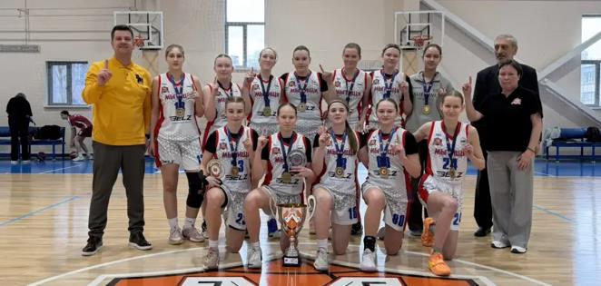 СШОР по баскетболу (г.о. Мытищи) — победитель Первенства Московской области среди девушек до 16 лет (2011 г.р.)